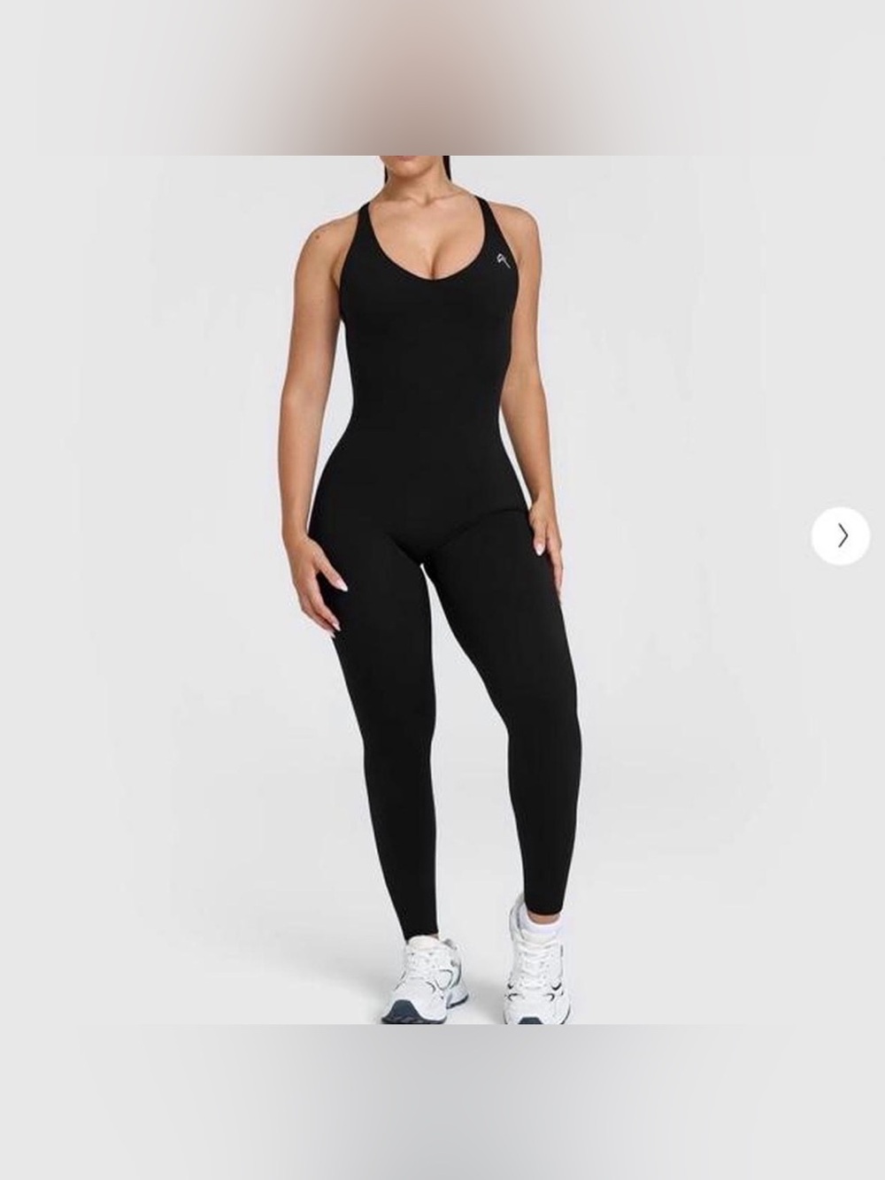 Oner Active Black Seamless One-Piece Jumpsuit